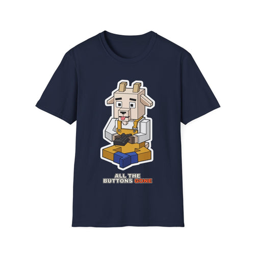 All The Buttons Gone - Navy - front