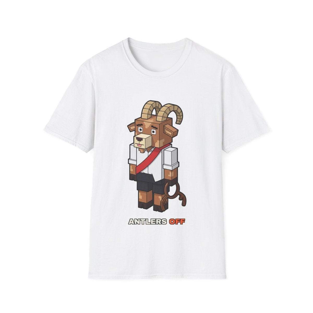 Antlers Off - White - front