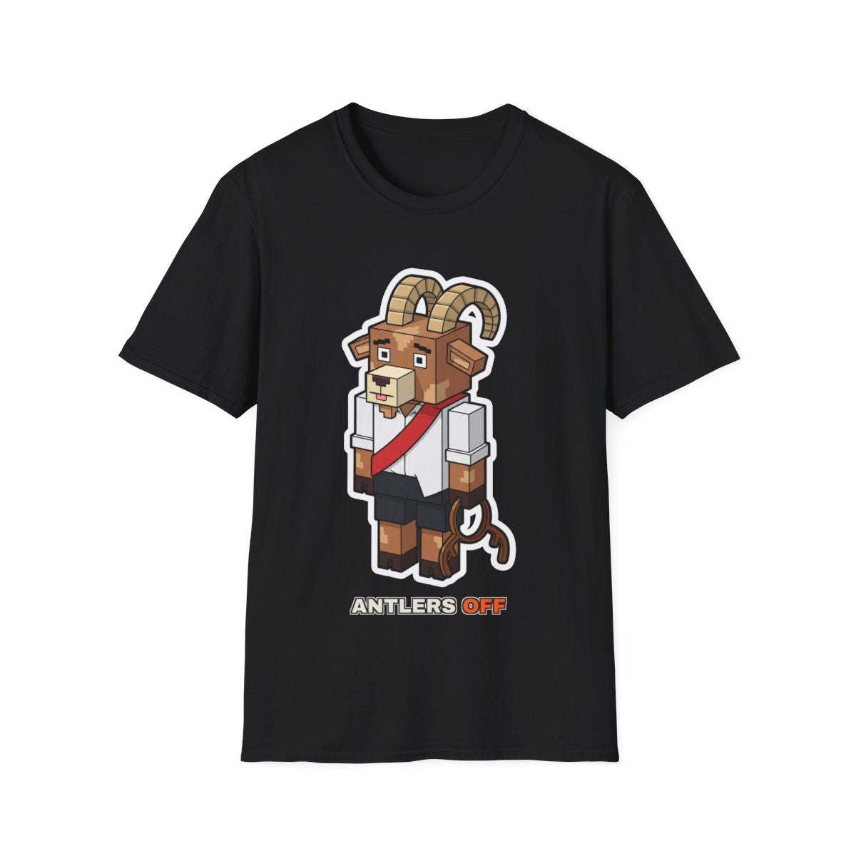 Antlers Off - Black - front
