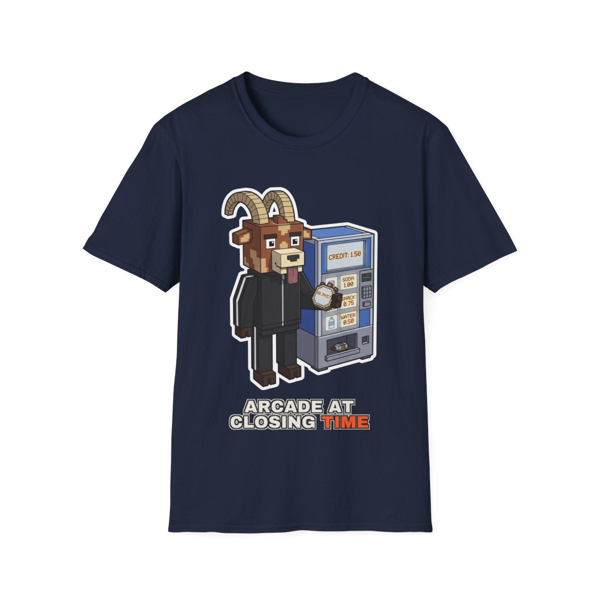 Arcade At Closing Time - Navy - front