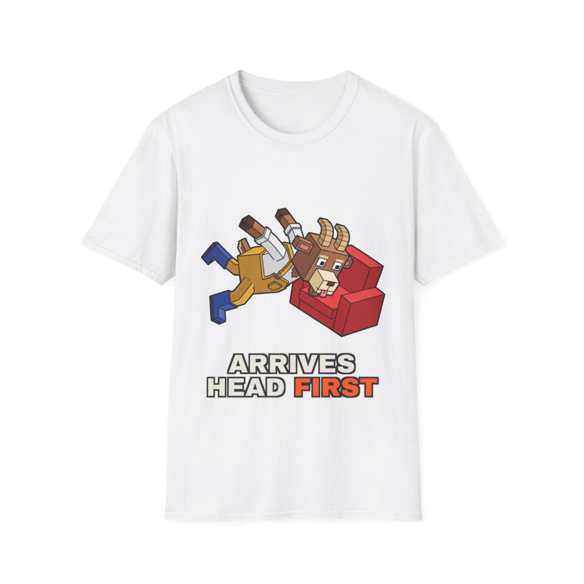 Arrives Head First - White - front
