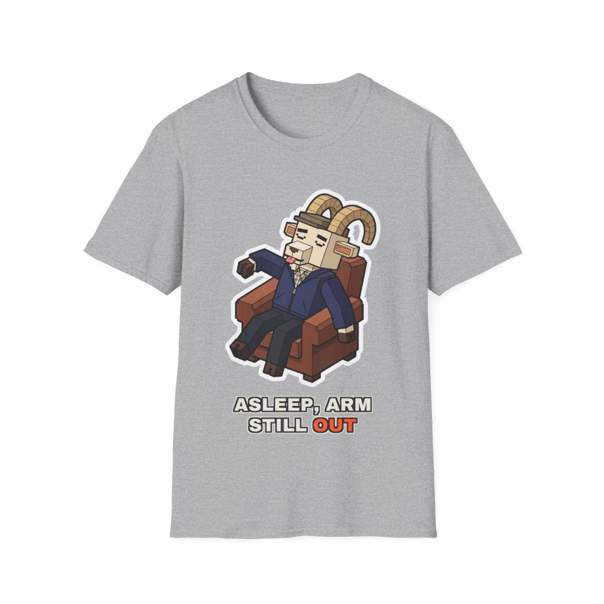 Asleep, Arm Still Out - Sport Grey - front