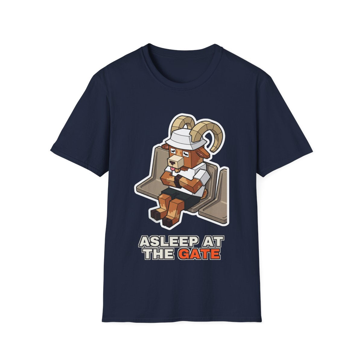 Asleep At The Gate - Navy - front