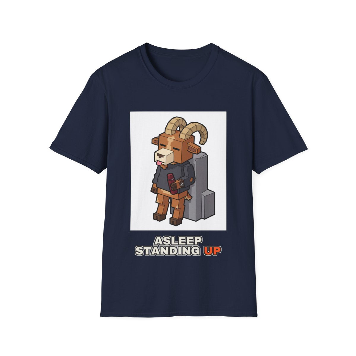 Asleep Standing Up - Navy - front