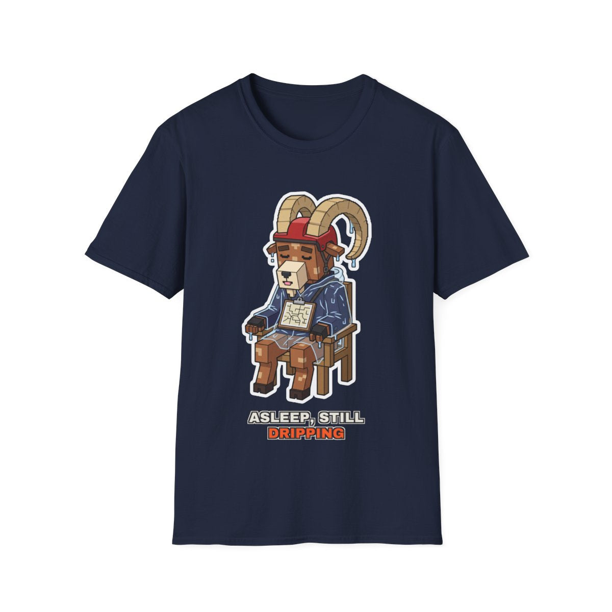 Asleep, Still Dripping - Navy - front