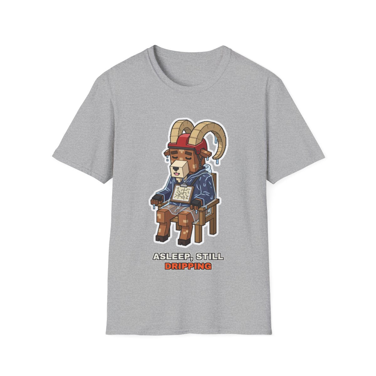 Asleep, Still Dripping - Sport Grey - front