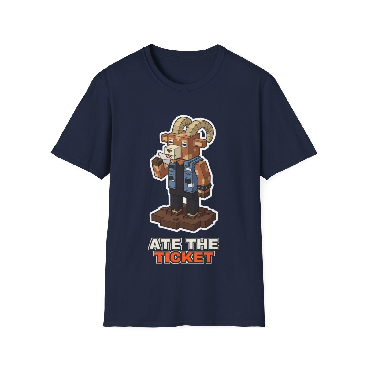Ate The Ticket - Navy - front