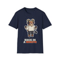 Back In A Minute - Navy - front