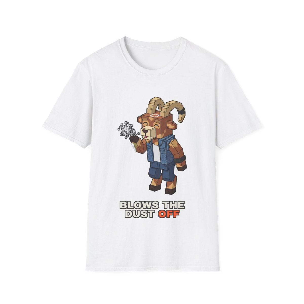 Blows The Dust Off - White - front