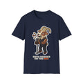 Both Hooves On The Mic - Navy - front
