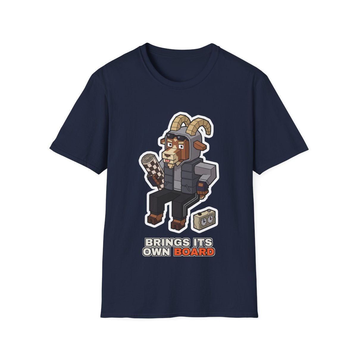 Brings Its Own Board - Navy - front