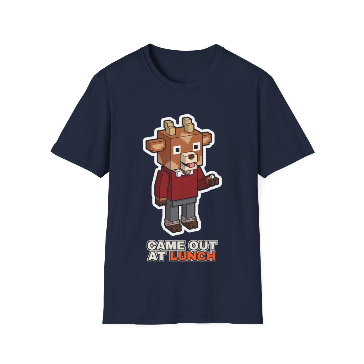 Came Out At Lunch - Navy - front