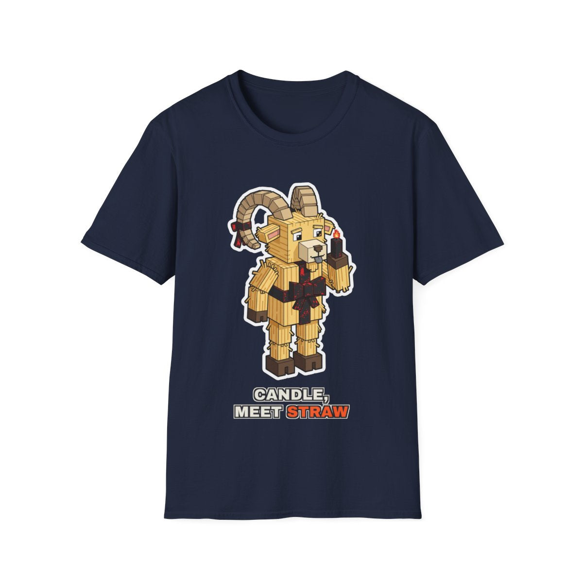 Candle, Meet Straw - Navy - front