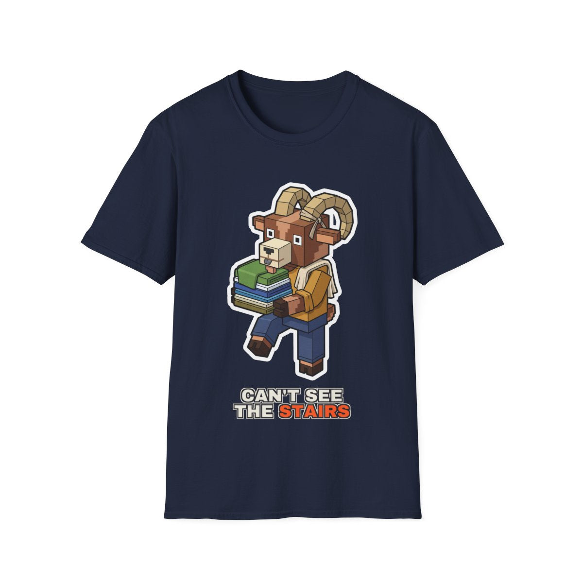 Can't See The Stairs - Navy - front