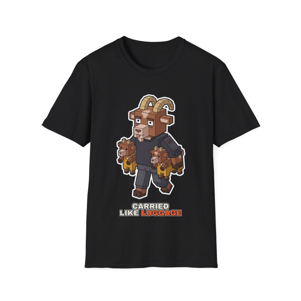 Carried Like Luggage - Black - front
