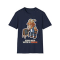 Chalked With A Horn - Navy - front