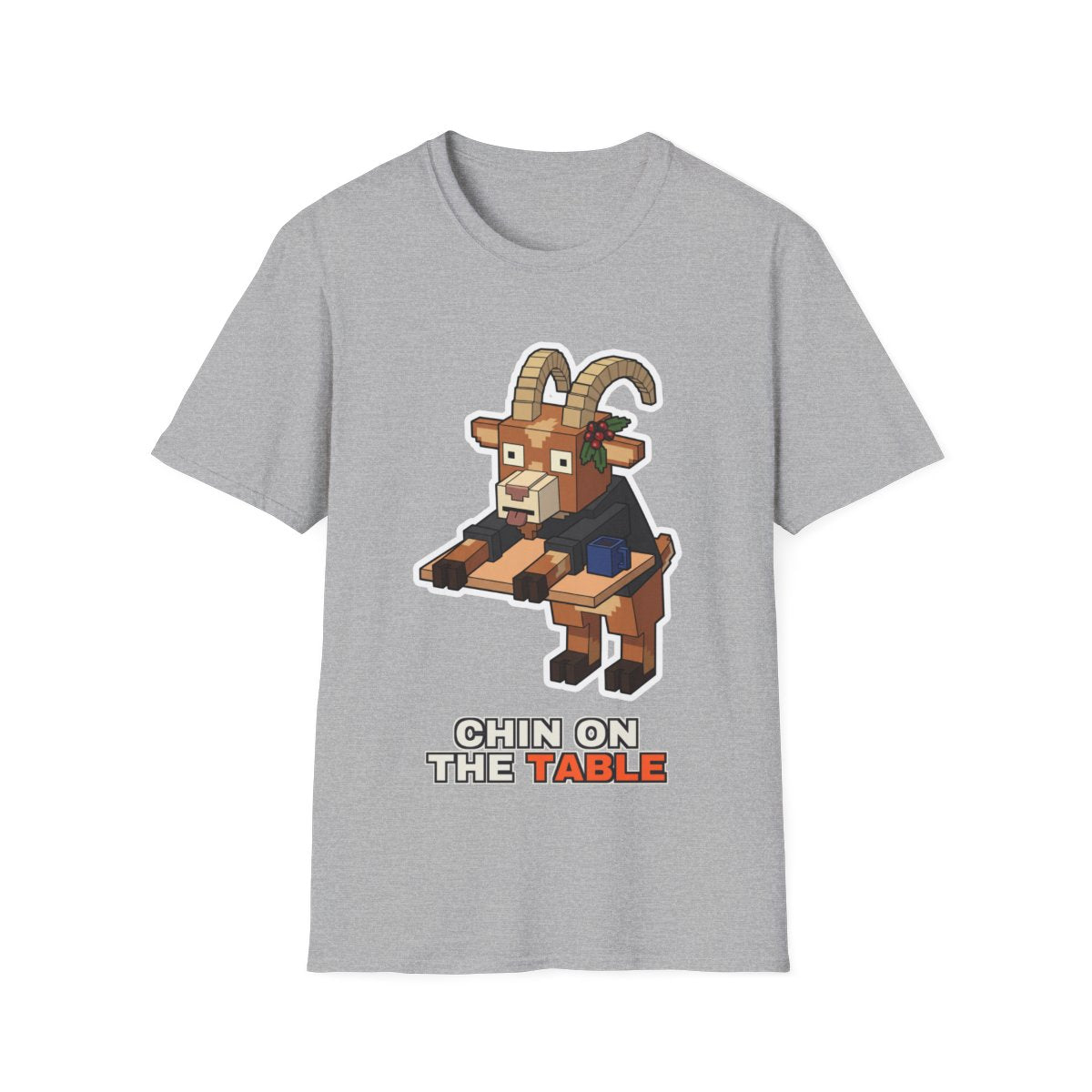 Chin On The Table - Sport Grey - front