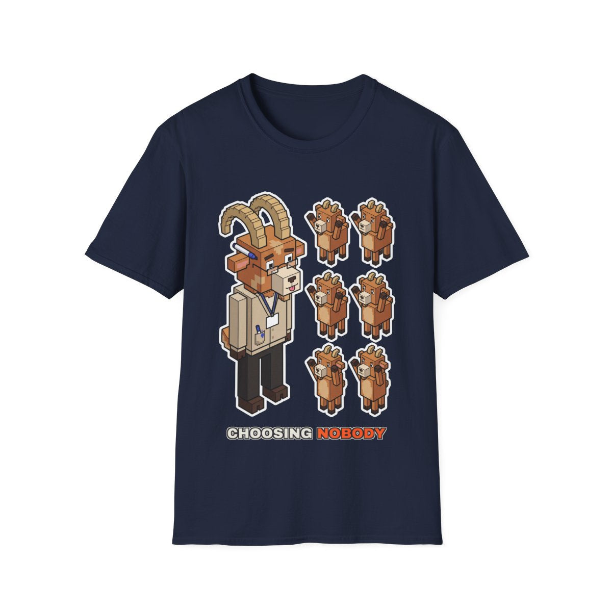 Choosing Nobody - Navy - front