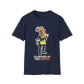 Clapping In The Queue - Navy - front