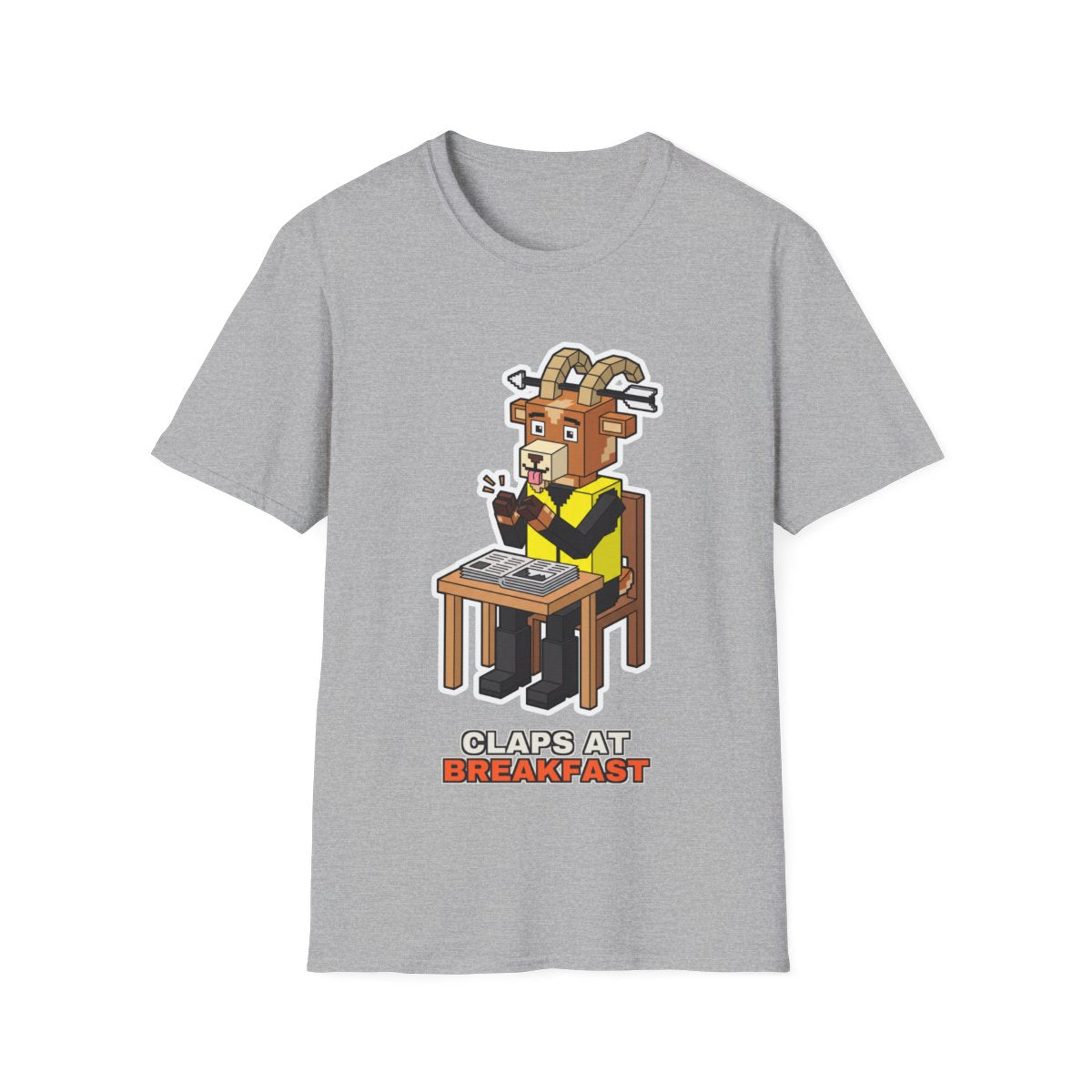 Claps At Breakfast - Sport Grey - front