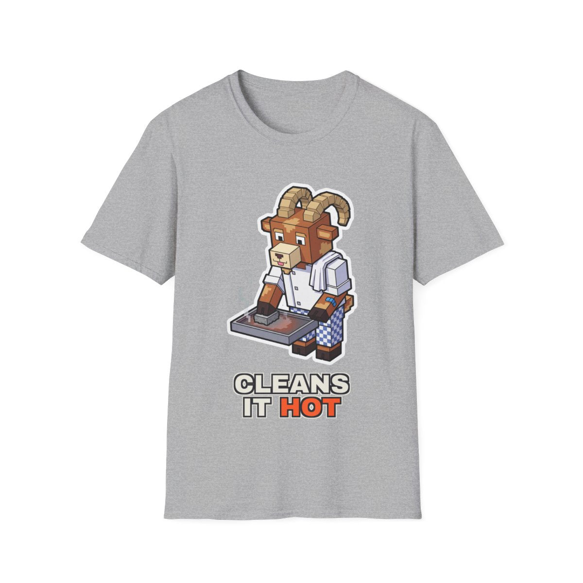 Cleans It Hot - Sport Grey - front