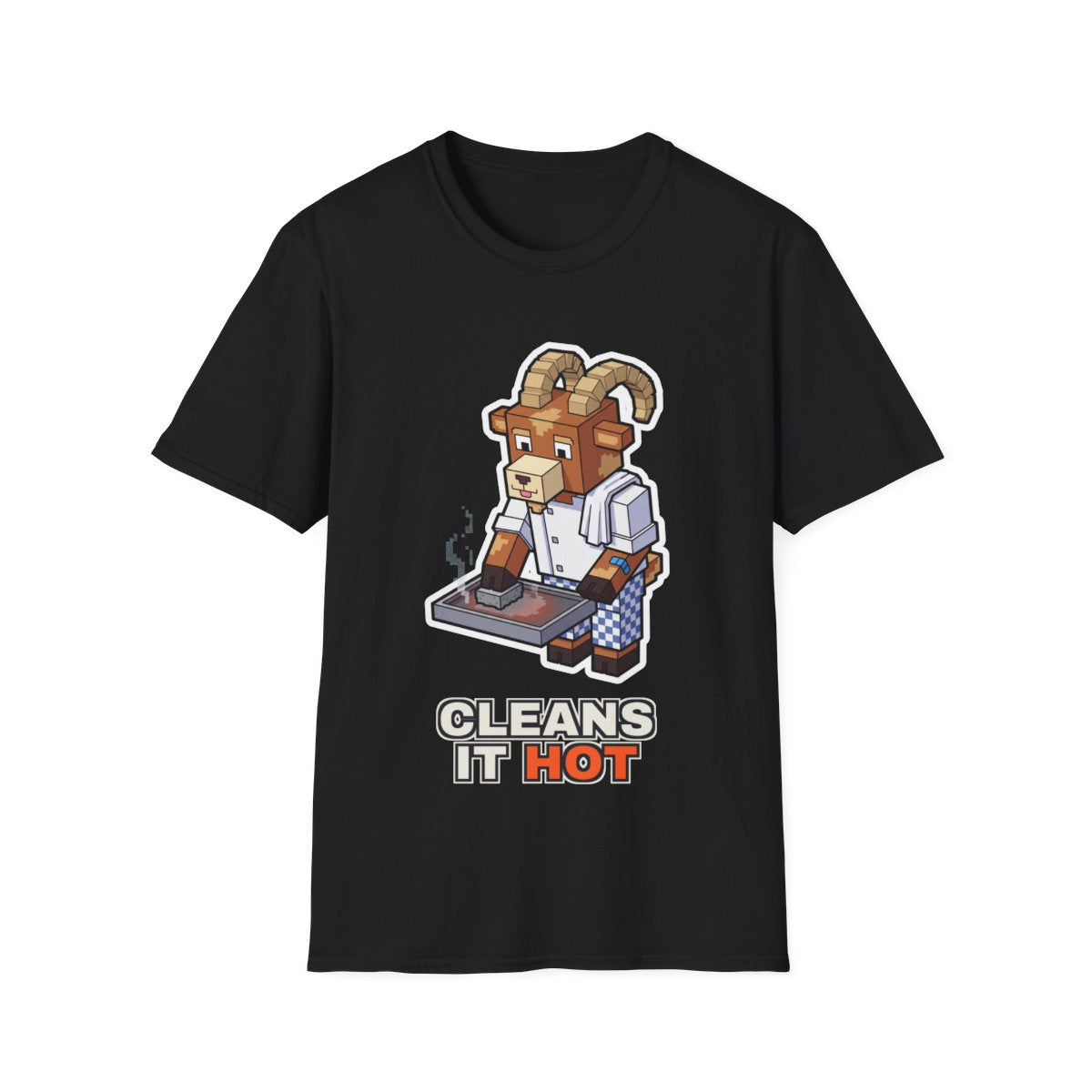 Cleans It Hot - Black - front