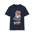 Cleans It Hot - Navy - front