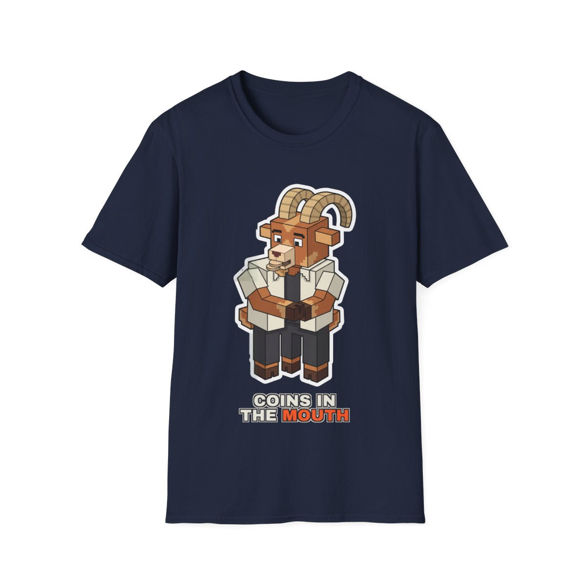 Coins In The Mouth - Navy - front