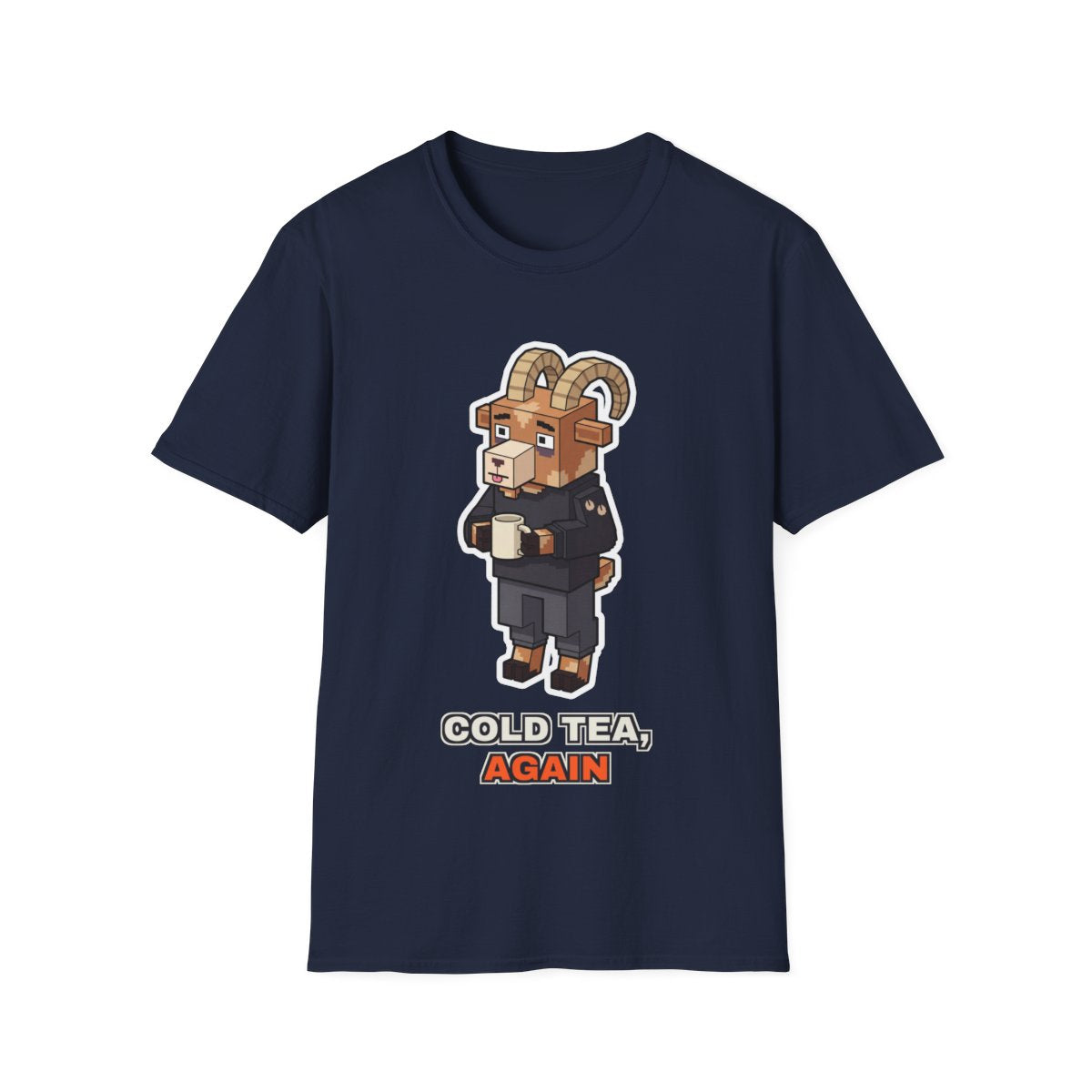 Cold Tea, Again - Navy - front