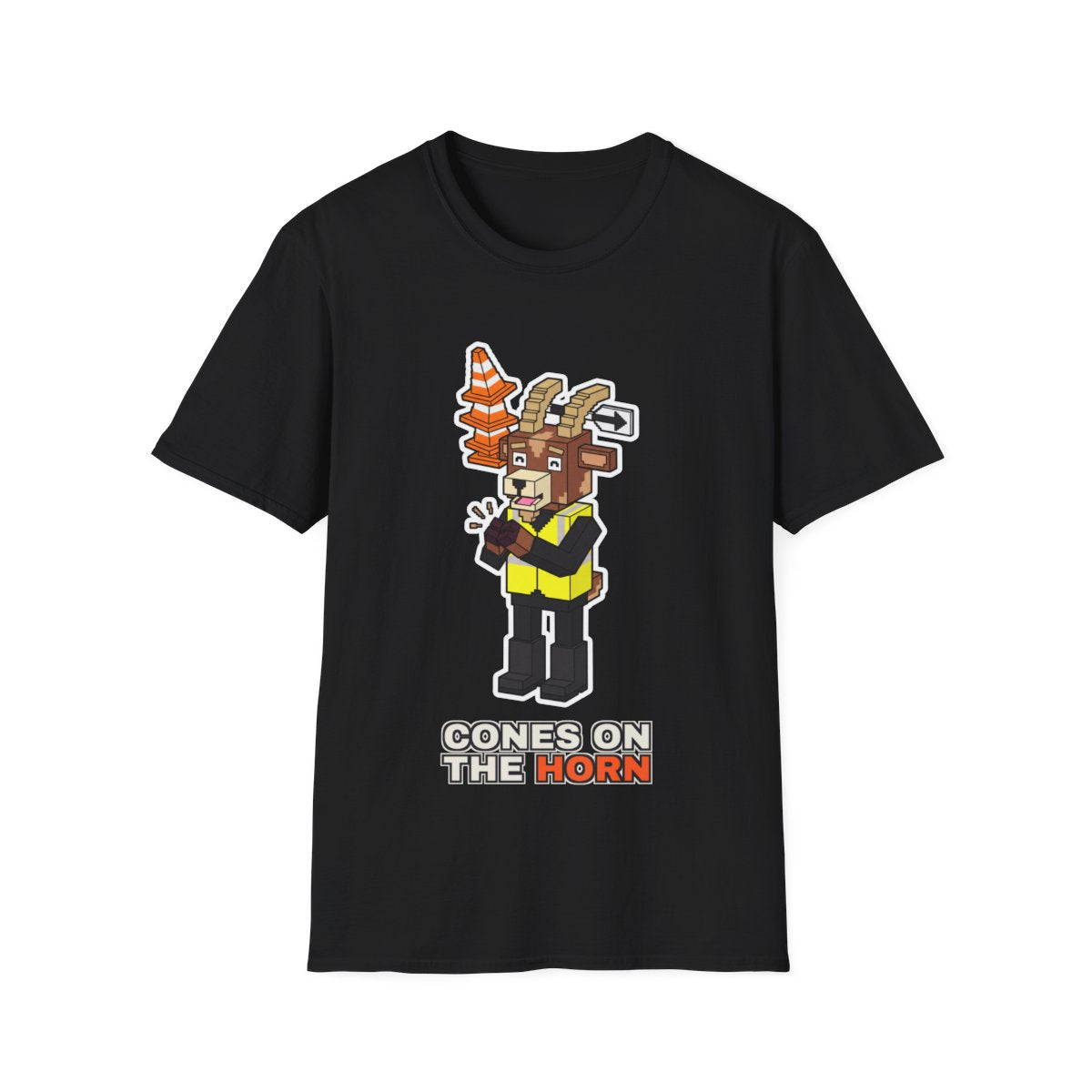 Cones On The Horn - Black - front