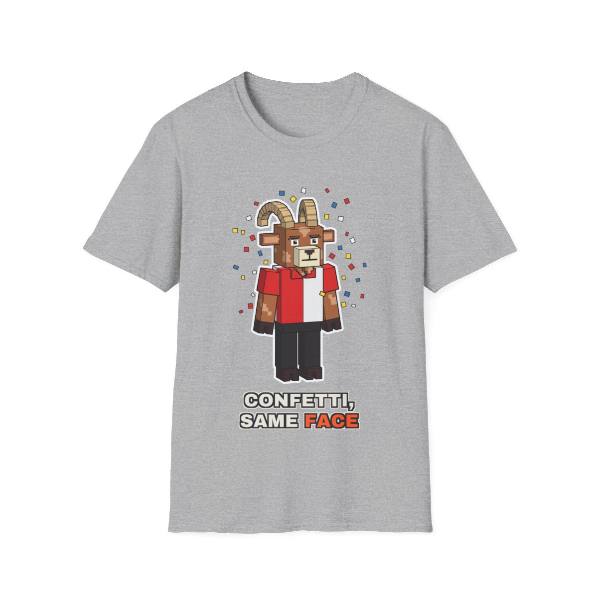 Confetti, Same Face - Sport Grey - front