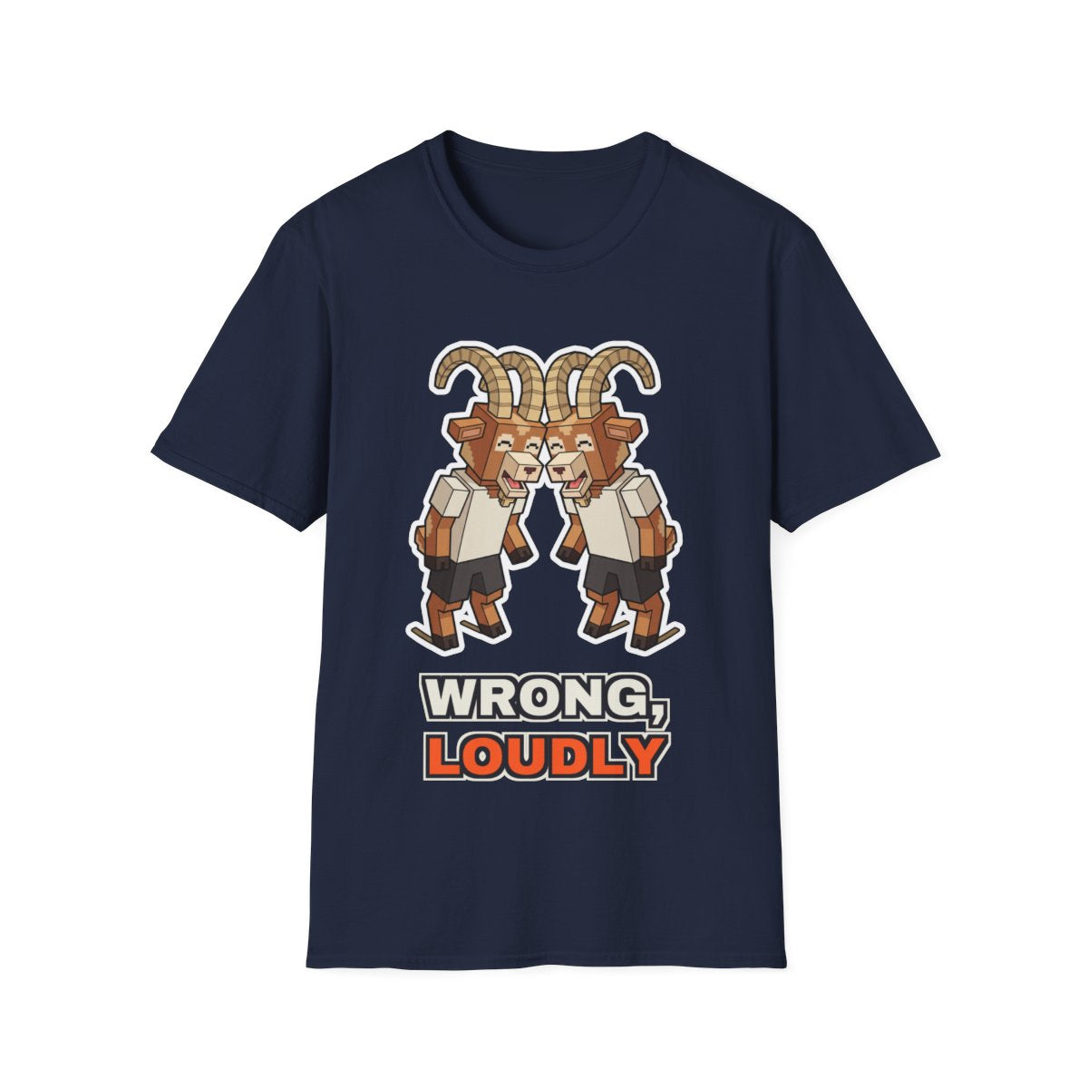 Confidently Mistaken - Navy - front