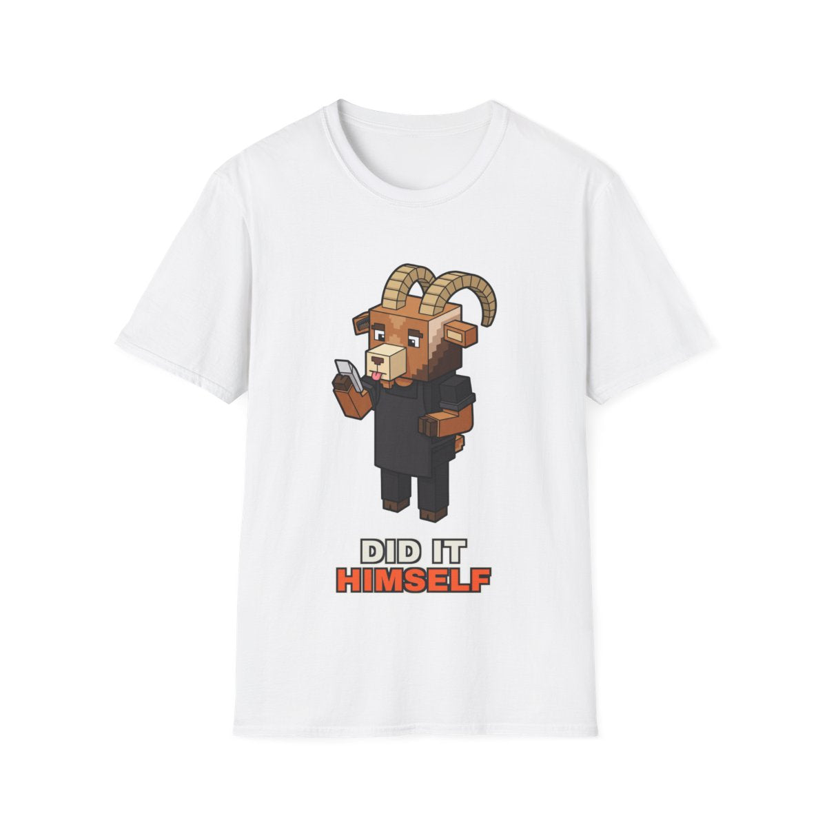 Did It Himself - White - front