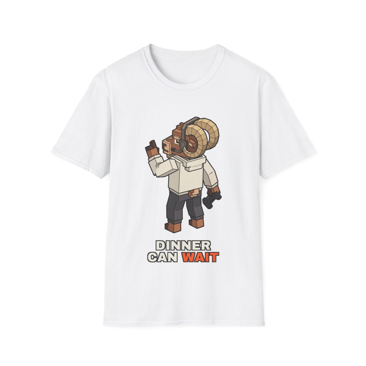 Dinner Can Wait - White - front