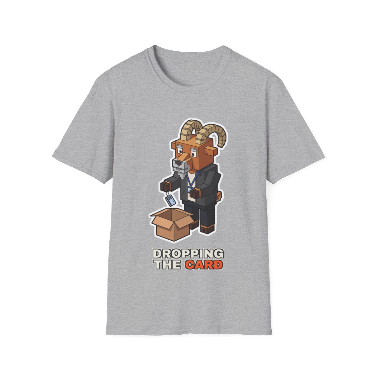 Dropping The Card - Sport Grey - front