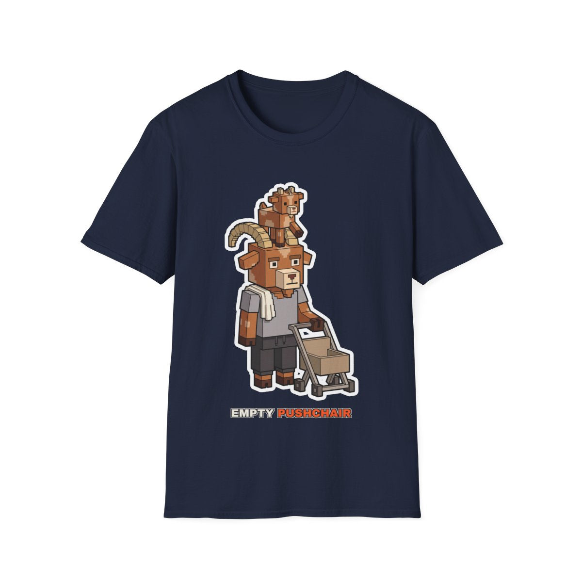 Empty Pushchair - Navy - front