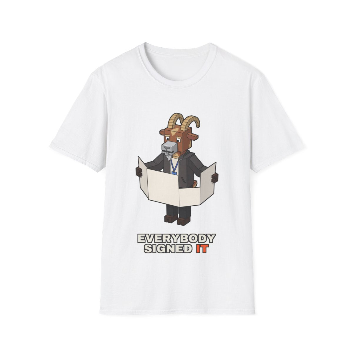 Everybody Signed It - White - front