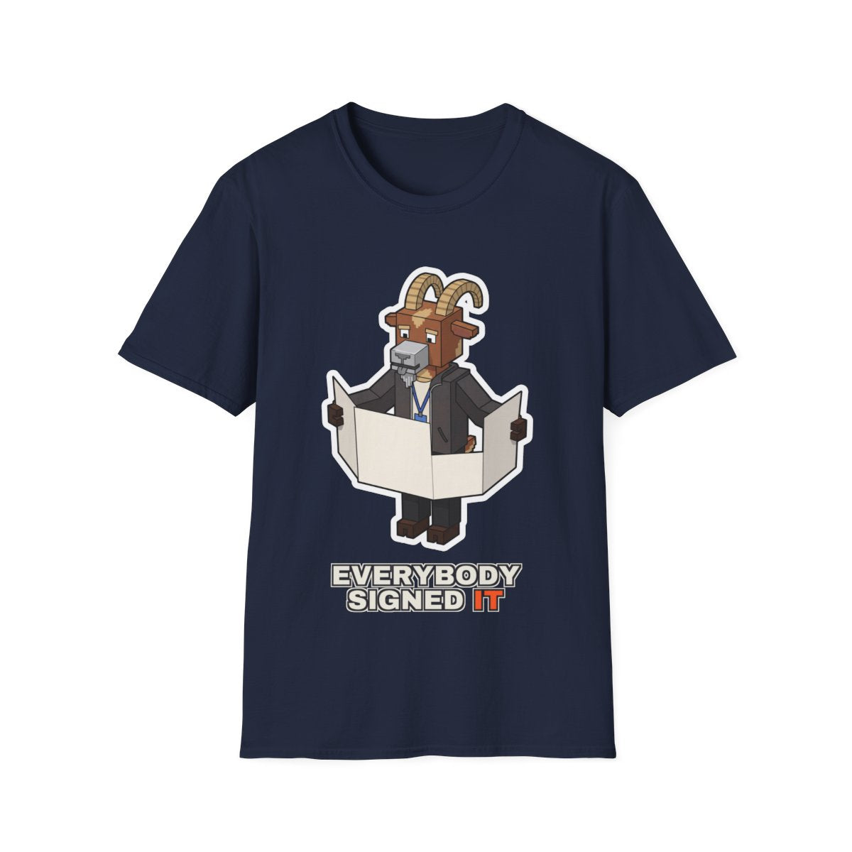 Everybody Signed It - Navy - front