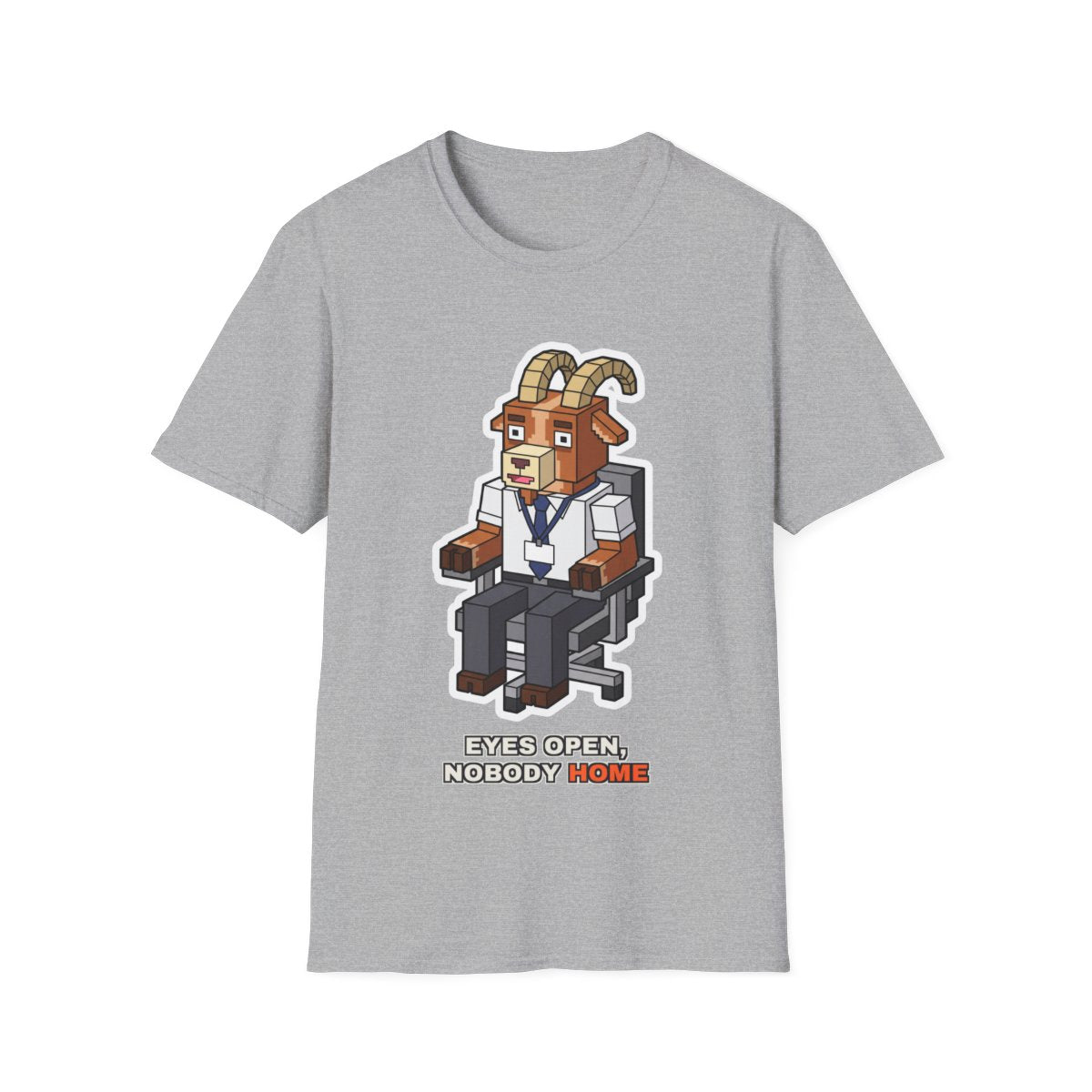 Eyes Open, Nobody Home - Sport Grey - front