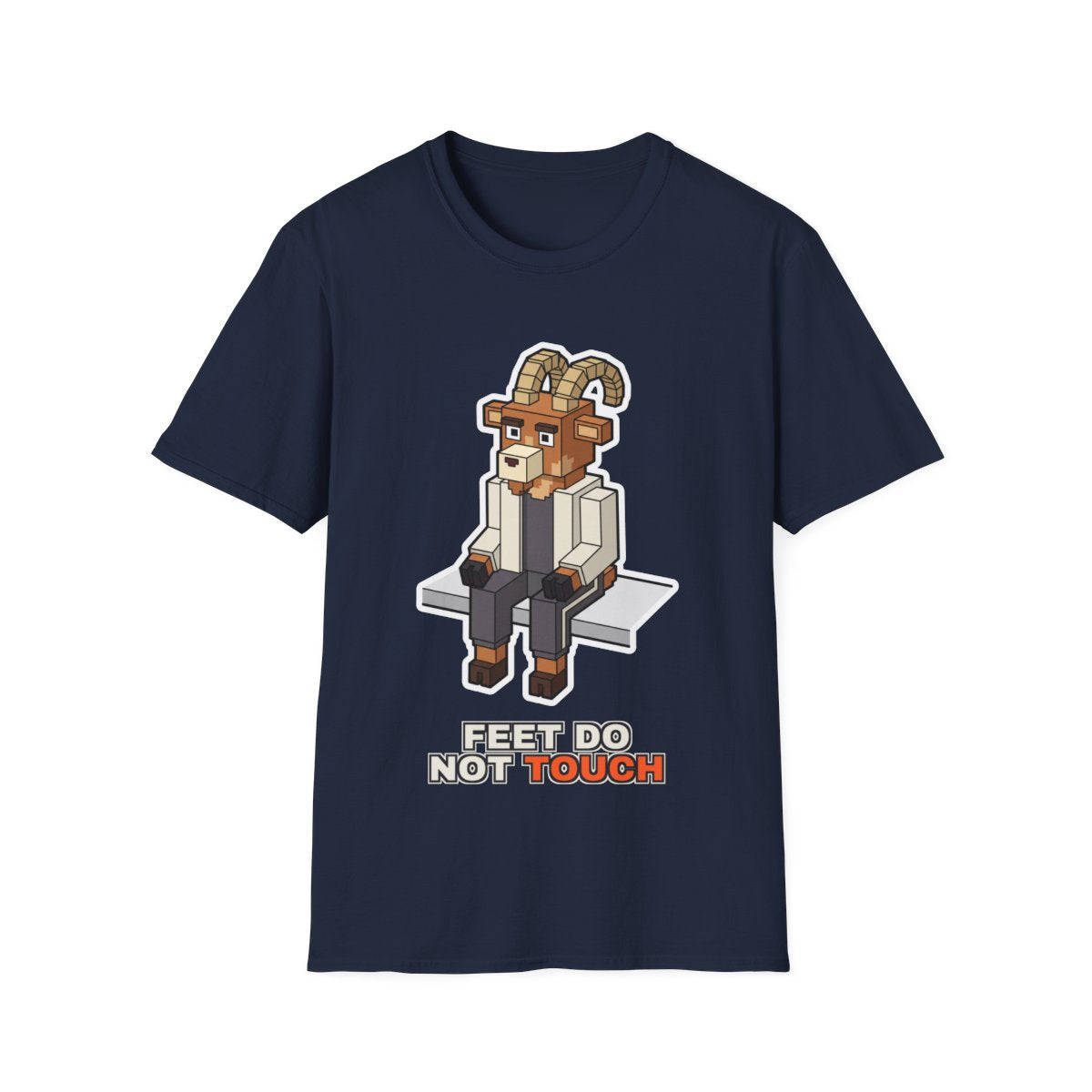Feet Do Not Touch - Navy - front