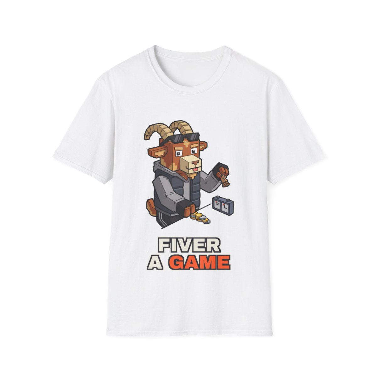Fiver A Game - White - front