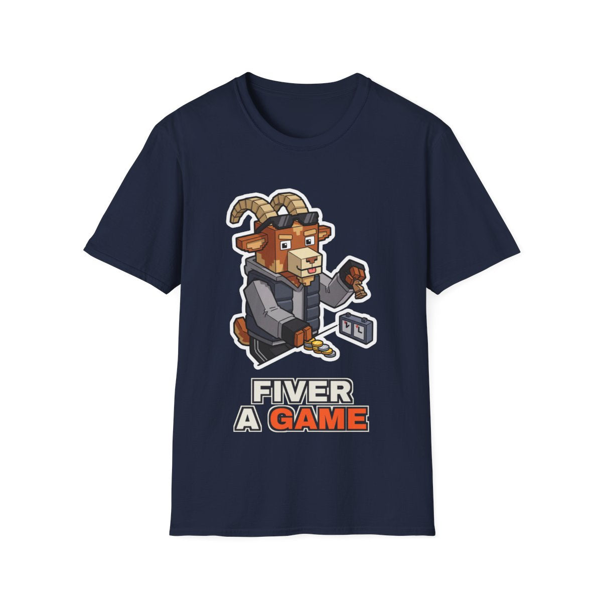 Fiver A Game - Navy - front