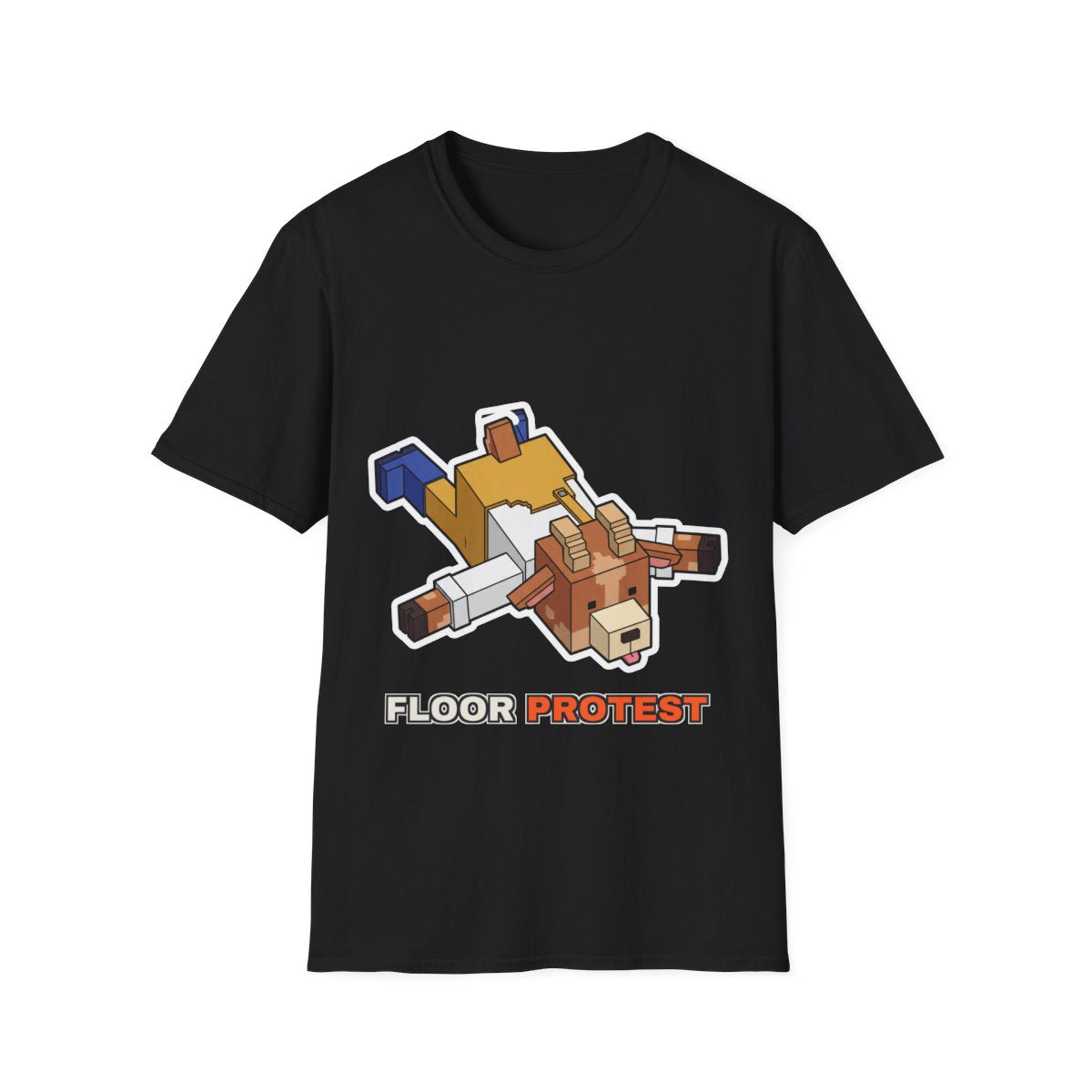 Floor Protest - Black - front