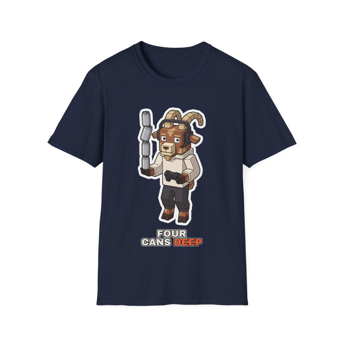 Four Cans Deep - Navy - front
