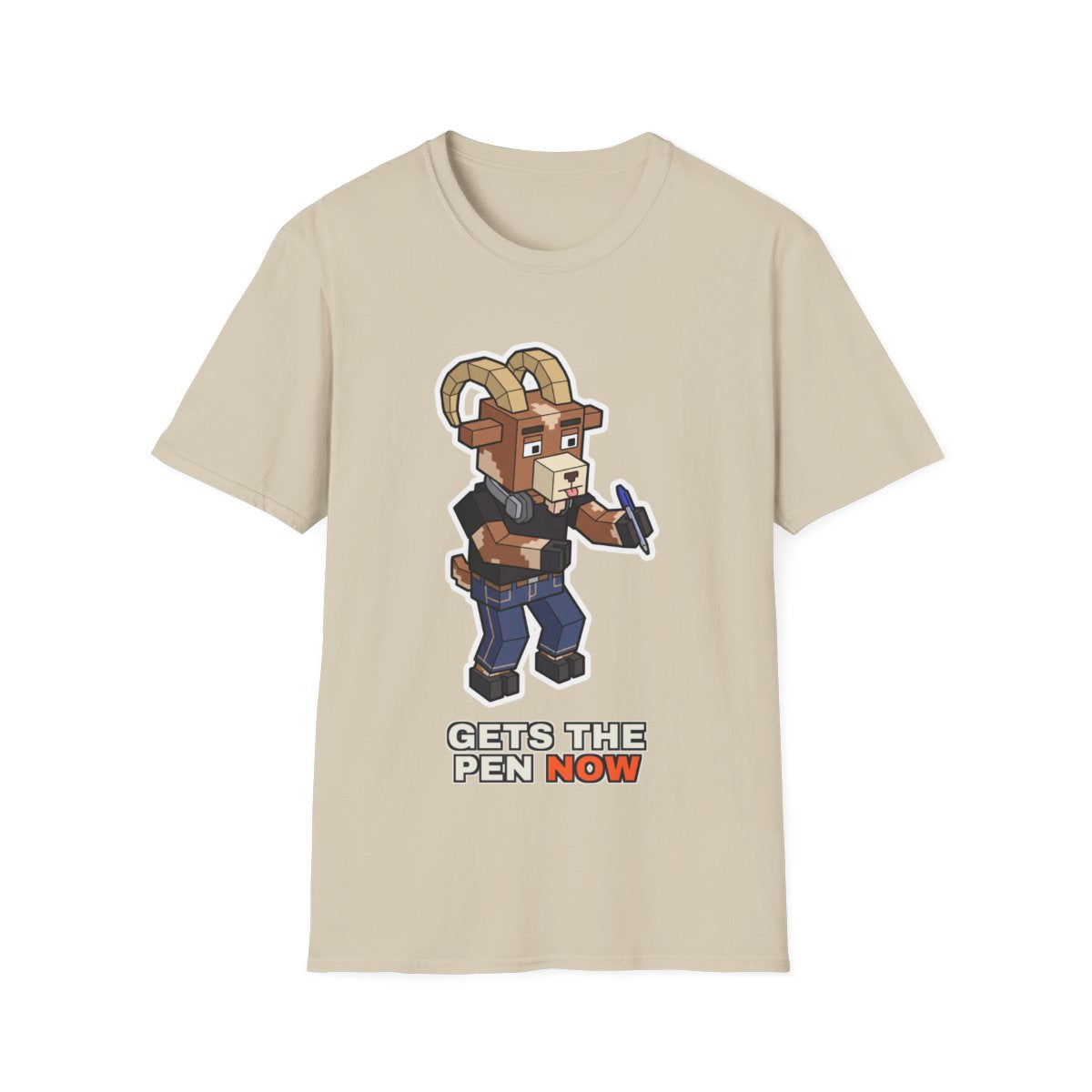 Gets The Pen Now - Sand - front