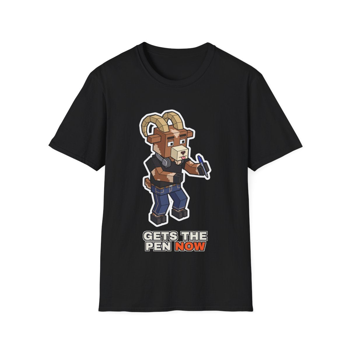 Gets The Pen Now - Black - front