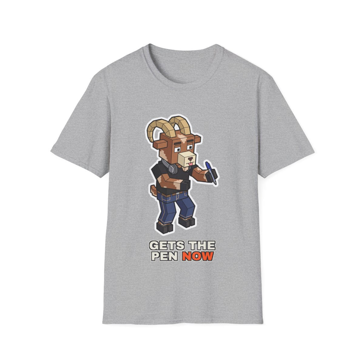 Gets The Pen Now - Sport Grey - front