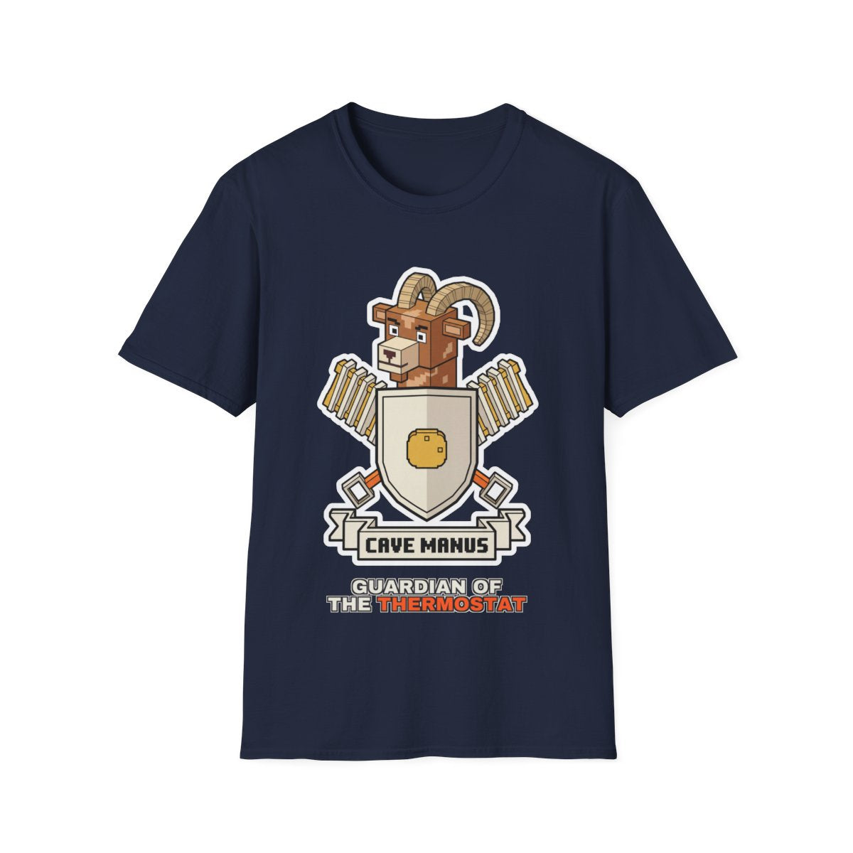Guardian Of The Thermostat - Navy - front