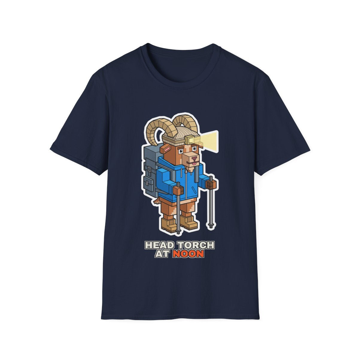 Head Torch At Noon - Navy - front