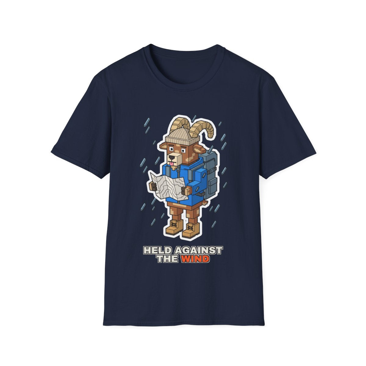 Held Against The Wind - Navy - front